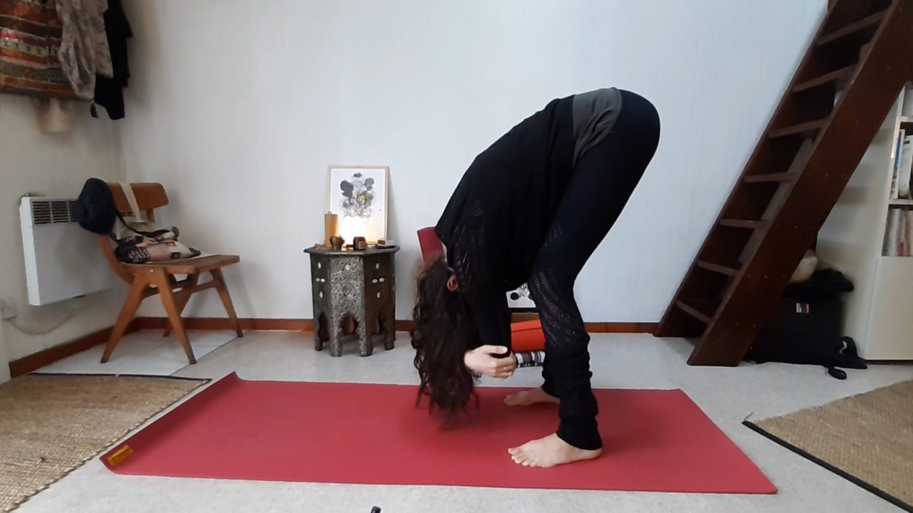 dangling pose yin yoga